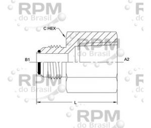 Hose & Fittings - Brennan F2405-04-04-O - Brennan
