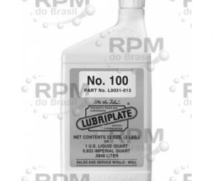 LUBRIPLATE LUBRICANTS CO L0031-013