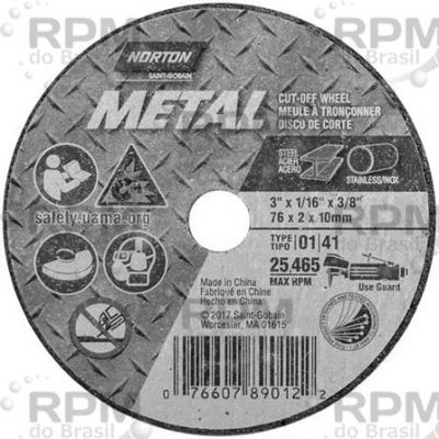 NORTON ABRASIVOS 07660789012