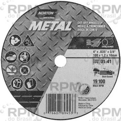 NORTON ABRASIVOS 07660789453