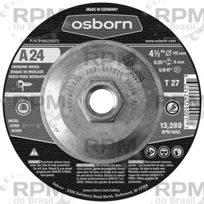 OSBORN 3116520072