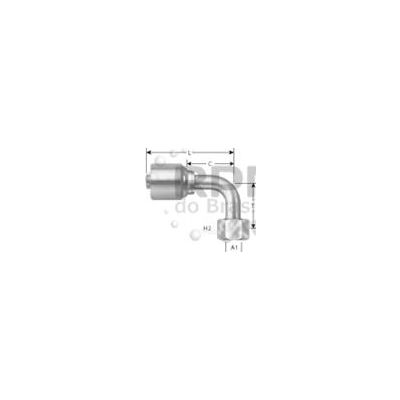 Hose & Fittings - Gates 4G-8FDLORX90 - Gates