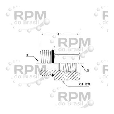 Hose & Fittings - Brennan 6410-14-08-O - Brennan
