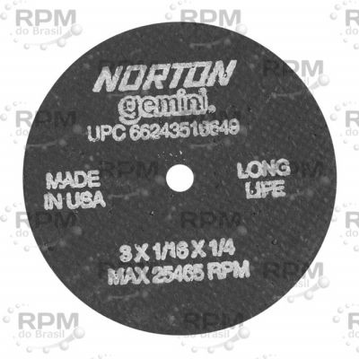 NORTON ABRASIVOS 66243510649