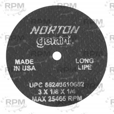 Abrasivos - Norton Abrasivos 66243510652 - Norton Abrasives