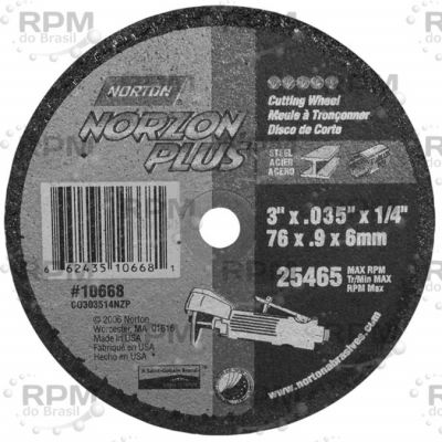 NORTON ABRASIVOS 66243510668