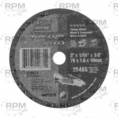 NORTON ABRASIVOS 66243510671