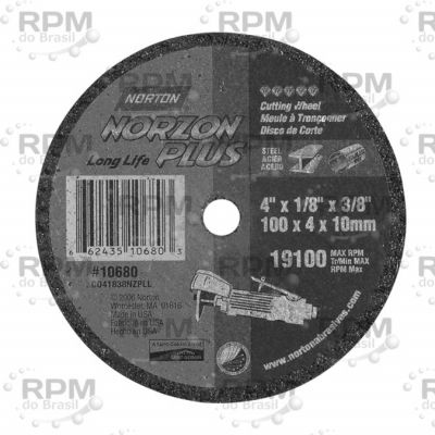 NORTON ABRASIVOS 66243510680
