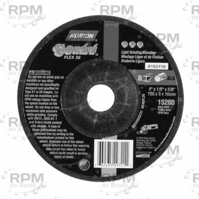 NORTON ABRASIVOS 66243529721