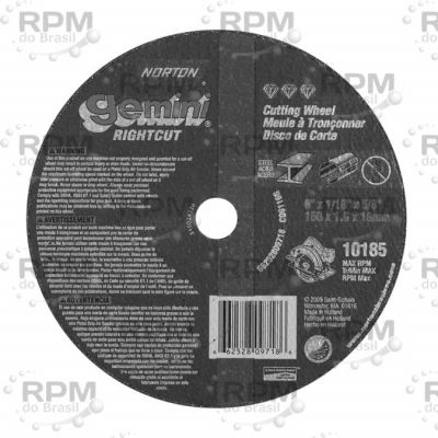 NORTON ABRASIVOS 66252809718