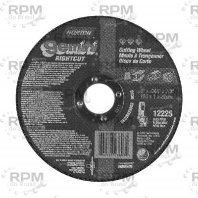 Abrasivos - Norton Abrasivos 66252823603 - Norton Abrasives