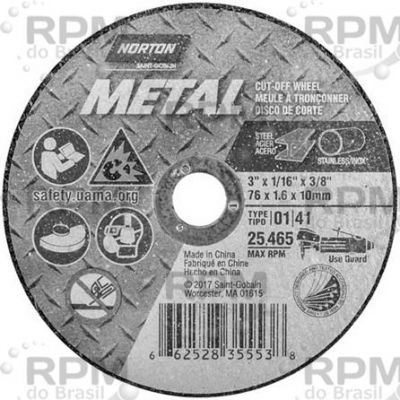 NORTON ABRASIVOS 66252835553
