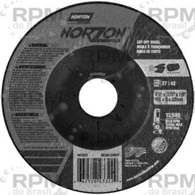 NORTON ABRASIVOS 66252843322