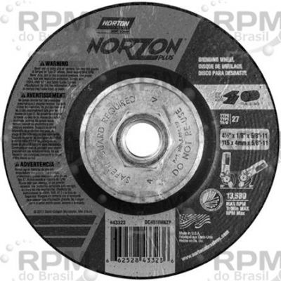 NORTON ABRASIVOS 66252843323
