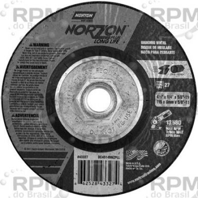 NORTON ABRASIVOS 66252843327