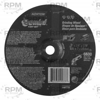 NORTON ABRASIVOS 66253049077