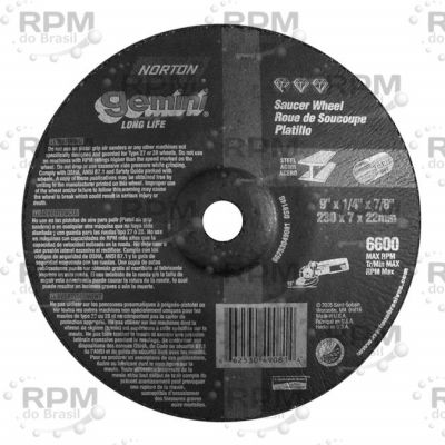 NORTON ABRASIVOS 66253049081