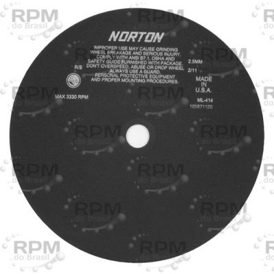 NORTON ABRASIVOS 66253322159