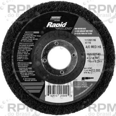 NORTON ABRASIVOS 66261020549