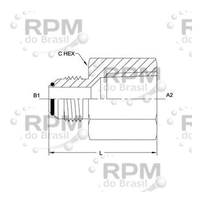Mangueira E Conexões - Brennan F2405-06-04-O - Brennan