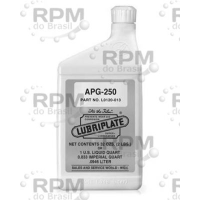 LUBRIPLATE LUBRIFICANTES CO L0120-013