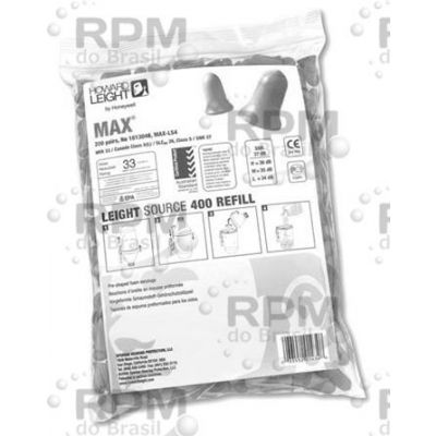 HOWARD LEIGHT POR HONEYWELL MAX-LS4-REFILL